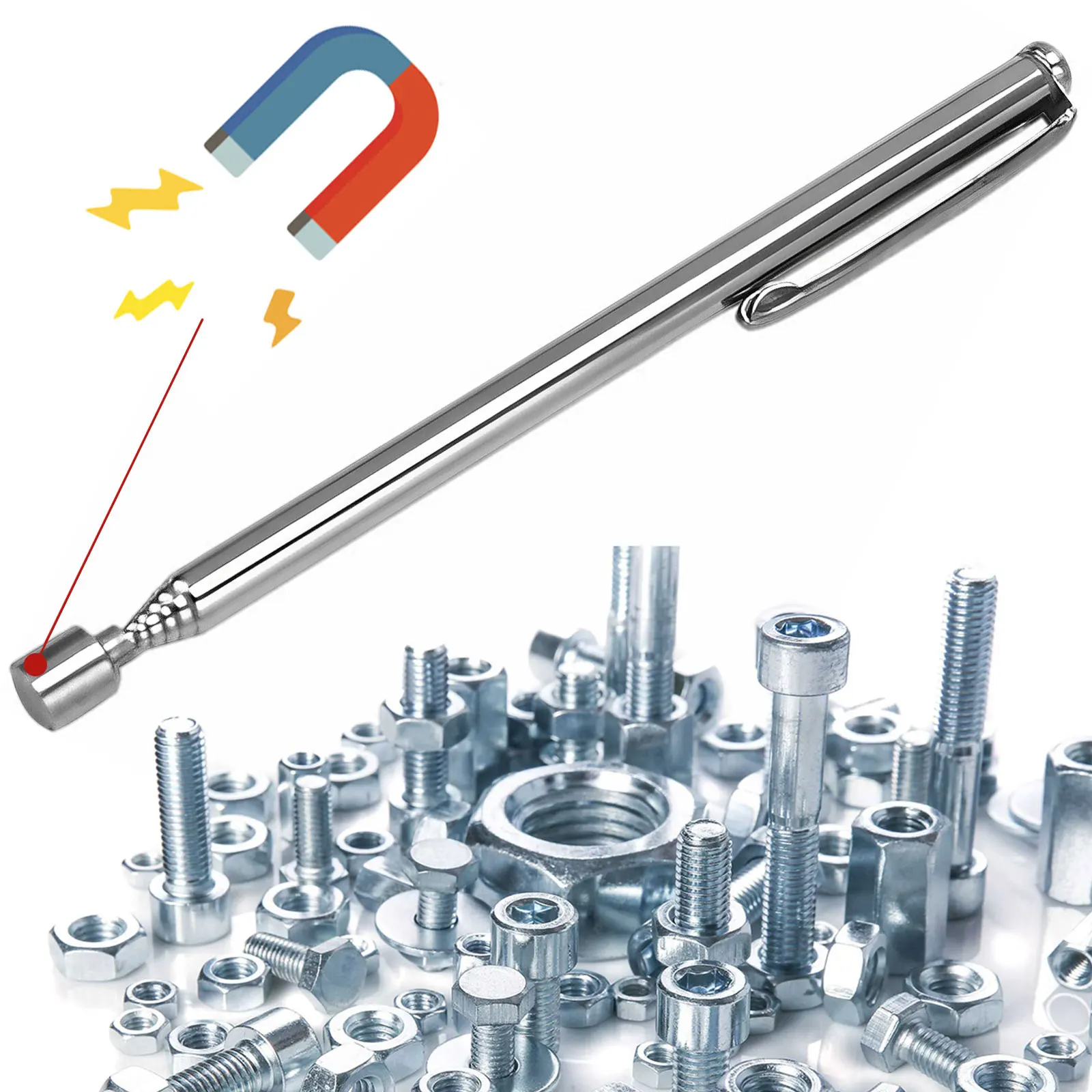 Teleskopowy chwytak magnetyczny